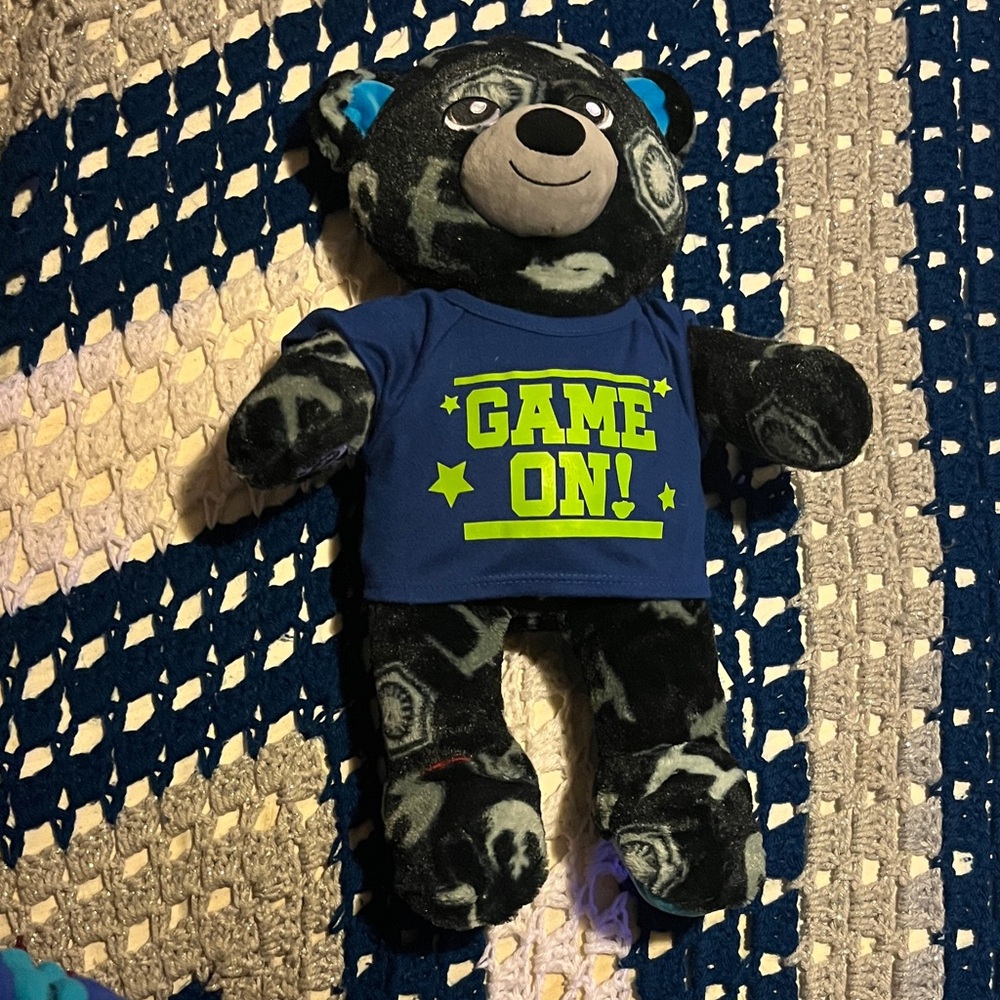 Build-A-Bear Star Wars Theme with 'Game On' Shirt and shorts